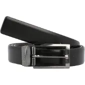 HUGO para homem. 50307803 Elvio Leather Belt preto (110 cm), Casual, Pele