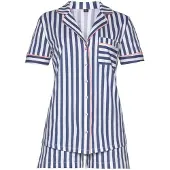 H.I.S. Calções de pijama navy / rosa claro / branco