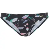 Sunseeker Cueca biquíni 'Leaves' preto