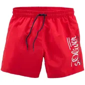 s.Oliver Calções de banho vermelho / branco