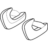 Shark Almofadas Para Bochechas D Skwal