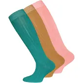 Ewers Meias camelo / jade / cor-de-rosa