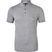 Tommy Hilfiger Camisa '1985 Slim Fit' acinzentado