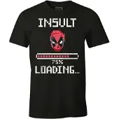 COTTON DIVISION Camiseta De Manga Curta Marvel Deadpool Insult Loading