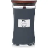 Woodwick Vela perfumada Evening Onyx com pavio de madeira 609,5g