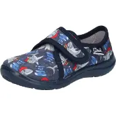 Beck Pantufa 'Haie' marinho / azul escuro / cinzento / vermelho / branco