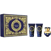 Versace Dylan Blue pour Femme Caixa eau de parfum 50 ml + loção corporal 50 ml + gel de duche 50 ml - 50ml