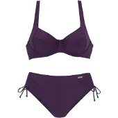 LASCANA Biquíni roxo escuro