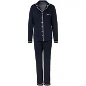 s.Oliver Pijama azul noturno / branco