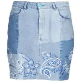 Desigual Saias curtas BE BLUE mulheres - Azul - US 24
