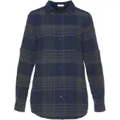 LASCANA Blusa marinho / cinzento