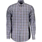 Gant Camisa De Manga Comprida Indigo Check