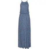 LASCANA Vestido azul pombo / preto