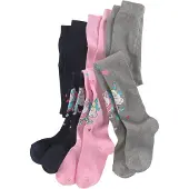 H.I.S. Collants navy / cinzento / cor-de-rosa