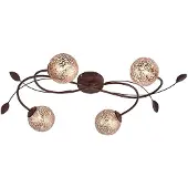 Paul Neuhaus Candeeiro de teto Greta, 72 cm, 4 lâmpadas, metal, G9