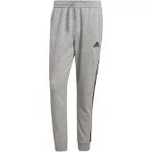 Adidas Calças Afuniladas em Fleece 3-Stripes Essentials