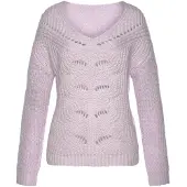 LASCANA Pullover roxo claro
