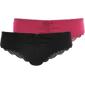 LASCANA Tanga vermelho / preto