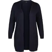 Zizzi Casaco de malha 'CARRIE' azul