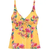 Sunseeker Top de tankini azul / amarelo / rosa