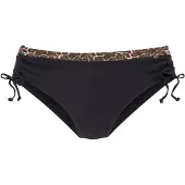 LASCANA Cueca biquíni castanho / preto