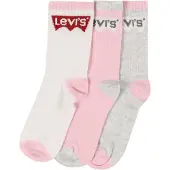 Levi's Meias acinzentado / cor-de-rosa / carmesim / branco