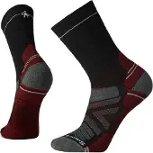 Smartwool Meias de desporto 'Hike' cinzento / antracite / vermelho escuro
