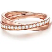 Glanzstücke Anel ouro rosa