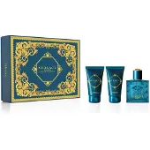 Versace Eros Conjunto presente 50 ml eau de toilette, gel de duche e Eros 50 ml Bálsamo After Shave Eros 50 ml - 50ml