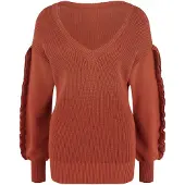LASCANA Pullover vermelho ferrugem