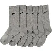 Nike Meias de desporto acinzentado / preto