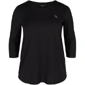 ACTIVE By Zizzi Camisa funcionais preto