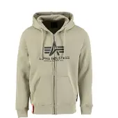 Alpha industries Moletom Com Fecho Basic