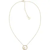 Tommy Hilfiger Alla moda collana placcata oro Vine Circle 2780585