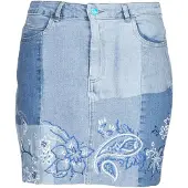 Desigual Saias curtas BE BLUE mulheres - Azul - US 28