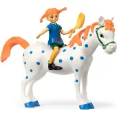 Peppi Pitkätossu Boneca Pippi And Lilla Gubben Figurine Set
