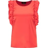 Faina Top vermelho claro