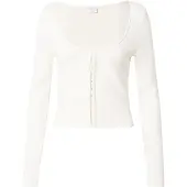 Abercrombie & Fitch Casaco de malha branco