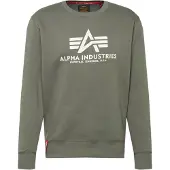 Alpha industries Sweatshirt 'Basic' jade / offwhite