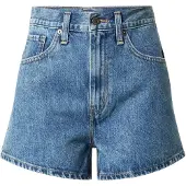 Levi's Calças de ganga 'High Waisted Mom Short' azul ganga