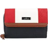 Tom Tailor Carteiras 'Juna' azul noturno / castanho / vermelho / branco