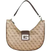 GUESS , Brightside, Poliuretano, Saco de Tecido, Hobo Latte, Mulheres