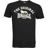 Lonsdale Camisa 'Original' ecru / preto