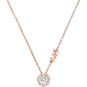 Michael Kors Colar ouro rosa / transparente
