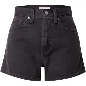Levi's Calças de ganga 'High Waisted Mom Short' preto denim