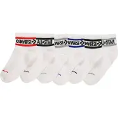 Converse Kids Meias Basic Wordmark Quarter 6 Pares
