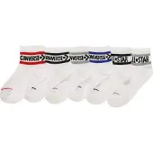 Converse Kids Meias Basic Wordmark Quarter 6 Pares