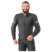 Vanucci VSJ-2 jaqueta de couro Preto 27