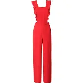 Naf Naf Macacões/ Jardineiras EJENNY mulheres - Vermelho - FR 42