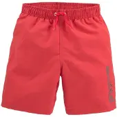 s.Oliver Calções de banho cinzento escuro / vermelho